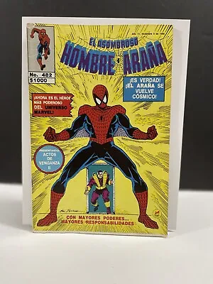 Buy Spectacular Spider-Man #158 (Hombre Araña #482) 1st Cosmic Spanish Novedades GD+ • 9.49£