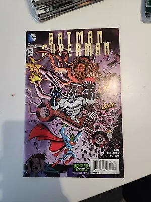 Buy BATMAN SUPERMAN #25 - MONSTERS VARIANT - 1st PRINT DC NEW 52COMICS • 2.49£
