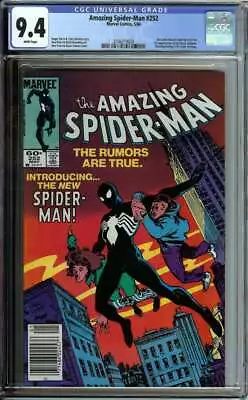 Buy Amazing Spider-man #252 Cgc 9.4 White Pages // 1st App Black Suit Marv Id: 39842 • 239.86£
