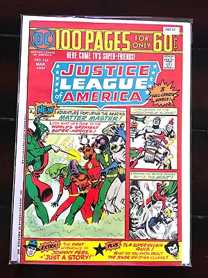 Buy Justice League Of America Vol.1 #116 1975 High Grade 7.0 DC Comic Book D60-52 • 31.59£