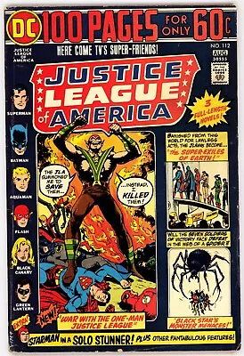 Buy Justice League Of America (1960) #112 FN 6.0 Nick Cardy Cover • 14.42£