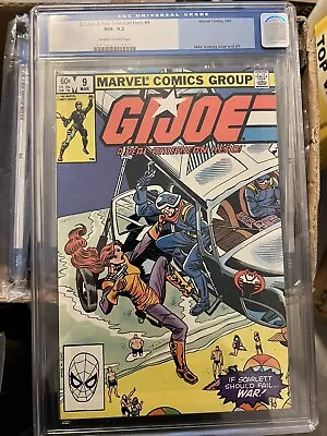 Buy G.I. Joe: A Real American Hero #9 - CGC 9.2 White Pages 1983 • 39.97£