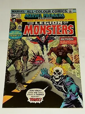 Buy Marvel Premiere #28 Vf (8.0) February 1976 Legion Of Monsters Marvel Comics ** • 199.99£