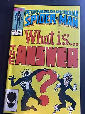 Buy 1984 Marvel Comics Peter Parker The Spectacular Spider-Man #92 • 6.29£