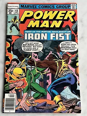 Buy Power Man #48, FN/VF 7.0, 1st Iron Fist Appearance In Title • 19.92£