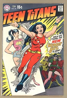 Buy Teen Titans 23 (FN+) Gil Kane Art! Wonder Girl's GROOVY NEW THREADS 1969 DC X797 • 27.70£
