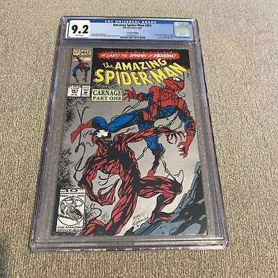 Buy Marvel Comics: Amazing Spider-Man #361 CGC 9.2 White Pages 1st Carnage • 99.93£