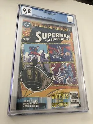 Buy Action Comics #689 CGC 9.8 1st App Of Superman Black Suit New Graded • 79.14£