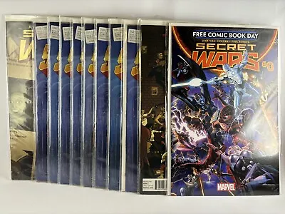 Buy Secret Wars (2015) #0-9 (JTC Action Figure Variant Covers) Marvel Comics  • 60£