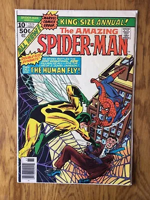 Buy Amazing Spider-Man Annual 10 (1976) 1st Appearance Human Fly. Cents Issue • 20£