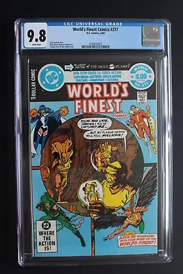 Buy Worlds Finest Comics #277 1st Full DARK ZATANNA 2nd Blackwall 1982 PEREZ CGC 9.8 • 158.07£