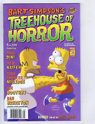 Buy Bart Simpson's Treehouse Of Horror # 9 Bongo Pub 2003 Ring Around The Simpsons ! • 16.60£