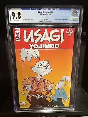 Buy Usagi Yojimbo 20 CGC 9.8 2nd Print • 35.97£