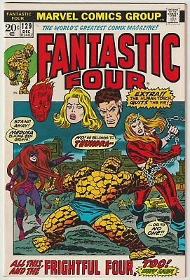 Buy Fantastic Four #129  (Marvel 1972) VFN/NM • 79.95£