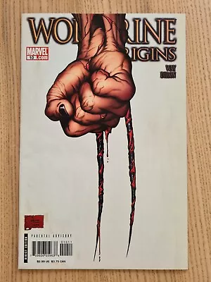 Buy Wolverine Origins #10 Joe Quesada Claw Cover 1st App Daken Marvel Comics • 5£