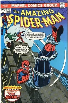 Buy Amazing Spider-Man  # 148   FINE VERY FINE   Sept. 1975  Jackal Revealed As Prof • 36.49£