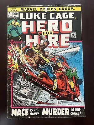 Buy Luke Cage Hero For Hire #3 1972 Bronze Marvel Comic “F” • 8.70£