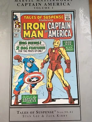 Buy Marvel Masterworks: Captain America Vol. 1 (Reprints TALES OF SUSPENSE #59-81) • 40£