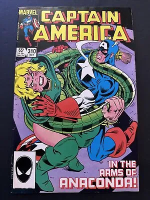 Buy Captain America #310 1st Appearance & Origin Of Serpent Society • 9.79£