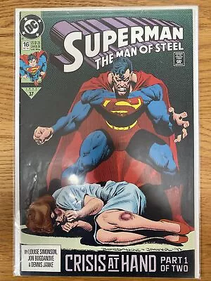 Buy Superman: The Man Of Steel #16 October 1992 Simonson / Bogdanove DC Comics • 0.99£