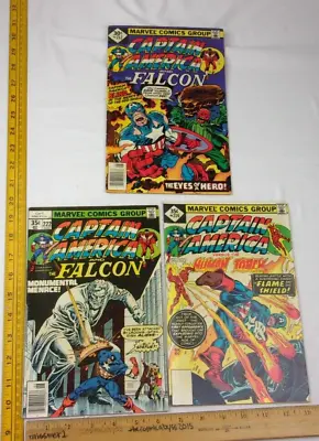 Buy Captain America #212 216 222 Comic Book Lot VG-F 1970s Red Skull • 11.15£