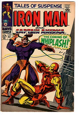 Buy Tales Of Suspense #97 (1968) - Grade 7.0 - Featuring Whiplash And Black Panther! • 80.43£
