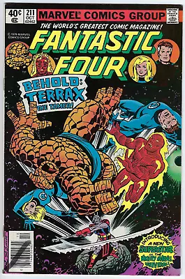 Buy Fantastic Four 211 1979 F- 5.5 Byrne/Sinnott-c/a 1st Terrax Watcher/Galactus-app • 11.98£