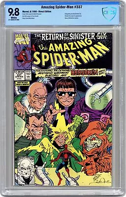 Buy Amazing Spider-Man #337 CBCS 9.8 1990 21-2EDC278-002 • 123.12£