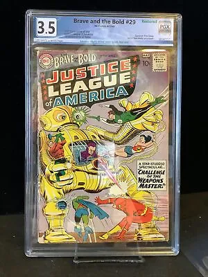 Buy Brave And The Bold #29 - DC 1960 Graded 3.5 2nd App Of Justice League Of America • 339.79£
