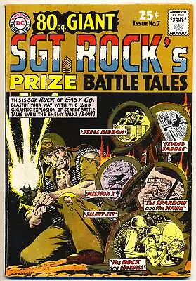 Buy 80 PAGE GIANT #7 VG, Sgt. Rock's Prize Battle Tales, Eighty Pg., DC Comics 1965 • 41.39£