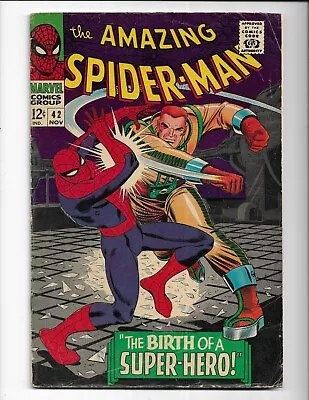 Buy Amazing Spider-man 42 - Vg+ 4.5 - 1st Appearance Of Mary Jane Watson (1966) • 133.58£