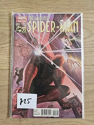 Buy Amazing Spider-man #1 Alex Ross Retail Variant 1:75 2014 Marvel Comics 1st Silk • 25£