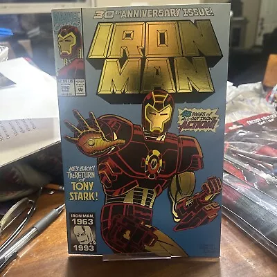 Buy IRON MAN #290 (Marvel,1993) ANNIVERSARY FOIL COVER FIRST PRINT MARVEL COMICS NM • 12.06£