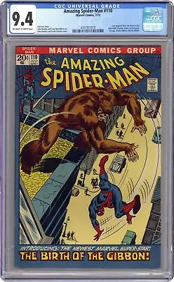 Buy Amazing Spider-Man #110 CGC 9.4 1972 4161977018 • 272.65£