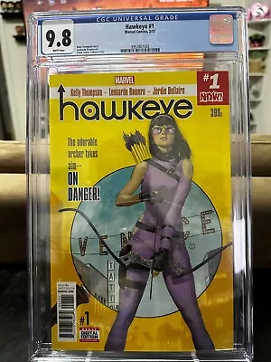 Buy Hawkeye #1 (2017) CGC 9.8 White! 1st Kate Bishop Series! 1st Appearance Alloy 🔥 • 60.05£