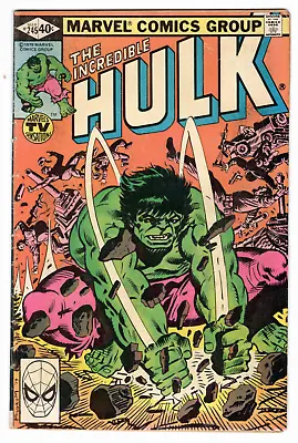 Buy The Incredible Hulk #245 March 1980 Fine • 3.13£