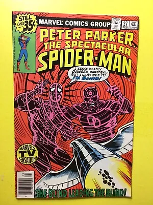 Buy Spectacular Spider-Man #27 1st Frank Miller Daredevil Art Marvel 1979 • 11.87£