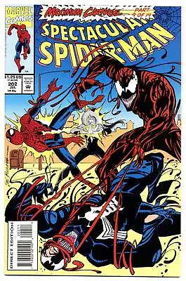 Buy SPECTACULAR SPIDER-MAN #202 F, Direct Marvel Comics 1993 Stock Image • 4.74£