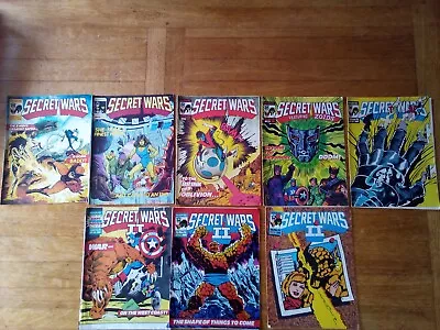 Buy Bundle 8 X Marvel Secret Wars 1&2 1985/86 (issues Included In Description) • 15£