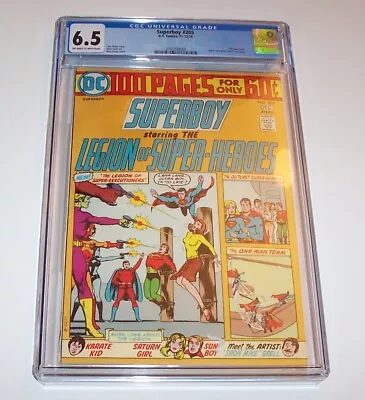 Buy Superboy #205 - DC 1974 Bronze Age Issue - CGC FN+ 6.5 (100-Page Issue) • 51.39£