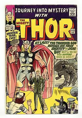 Buy Thor Journey Into Mystery #113 FN- 5.5 1965 • 70.36£