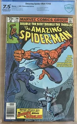 Buy Amazing Spider-Man #200 (1980) Marvel CBCS 7.5 White John Romita 👈🏻👈🏻 • 51.47£