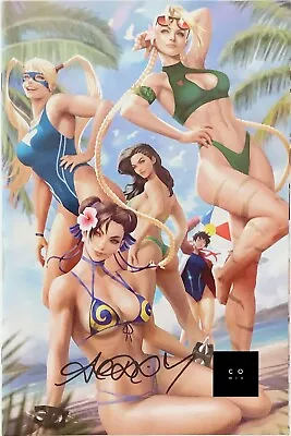 Buy Street Fighter Swimsuit Special #1 SIGNED Ariel Diaz NYCC Exclusive Ltd 500 COA • 99.99£
