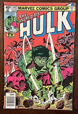 Buy The Incredible Hulk #245 Marvel Comics 1980 Key 1st App. Super Mandroid  VG/Fine • 4.75£