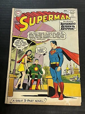 Buy DC Comic 1960 Superman #141 G / VG • 23.98£