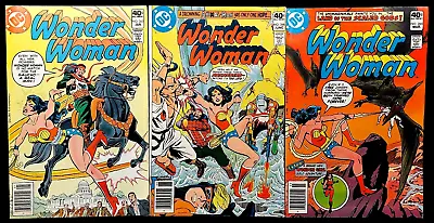 Buy Lot Of Three 1980 DC Wonder Woman Comics! No. 263, 265, 268! • 17.77£