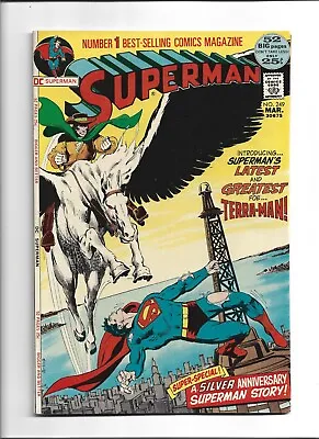 Buy Superman #249 (Mar. 1972, DC) VF/NM (9.0) 1st. Terra-Man !!!!! • 27.66£