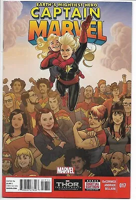 Buy Captain Marvel #17 2nd Cameo Kamala Khan Marvel 2014 VF/NM • 19.86£