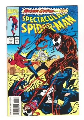 Buy THE SPECTACULAR SPIDER-MAN 202 (NM-) MAXIMUM CARNAGE 9 Of 14 (SHIPS FREE) * • 14.99£