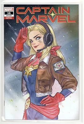 Buy Captain Marvel #16 Peach Momoko TRADE Variant Cover * 2020 • 7.11£